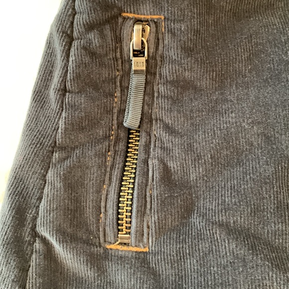 Brooks Brothers dark gray corduroy skirt size 10 - Picture 4 of 9